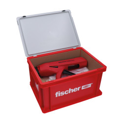Praktický montážny box Fischer HWK obsahujúci 12 x chemickú maltu Fischer FIS V Plus 360 + pištoľ grátis Praktický montážny box Fischer HWK obsahujúci 12 x chemickú maltu Fischer FIS V Plus 360 + pištoľ grátis